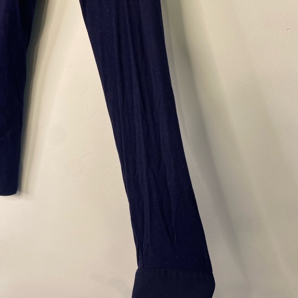 Hobbs Long Sleeve Blue Blouse With Pretty Trim Down the Front Size XS Preppy - Picture 10 of 10